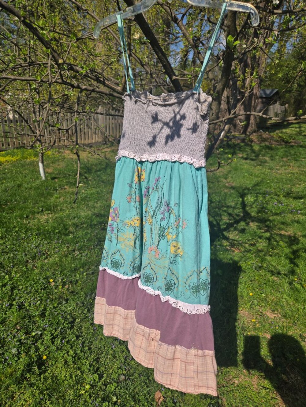 summery smock dress (STRAPLESS)